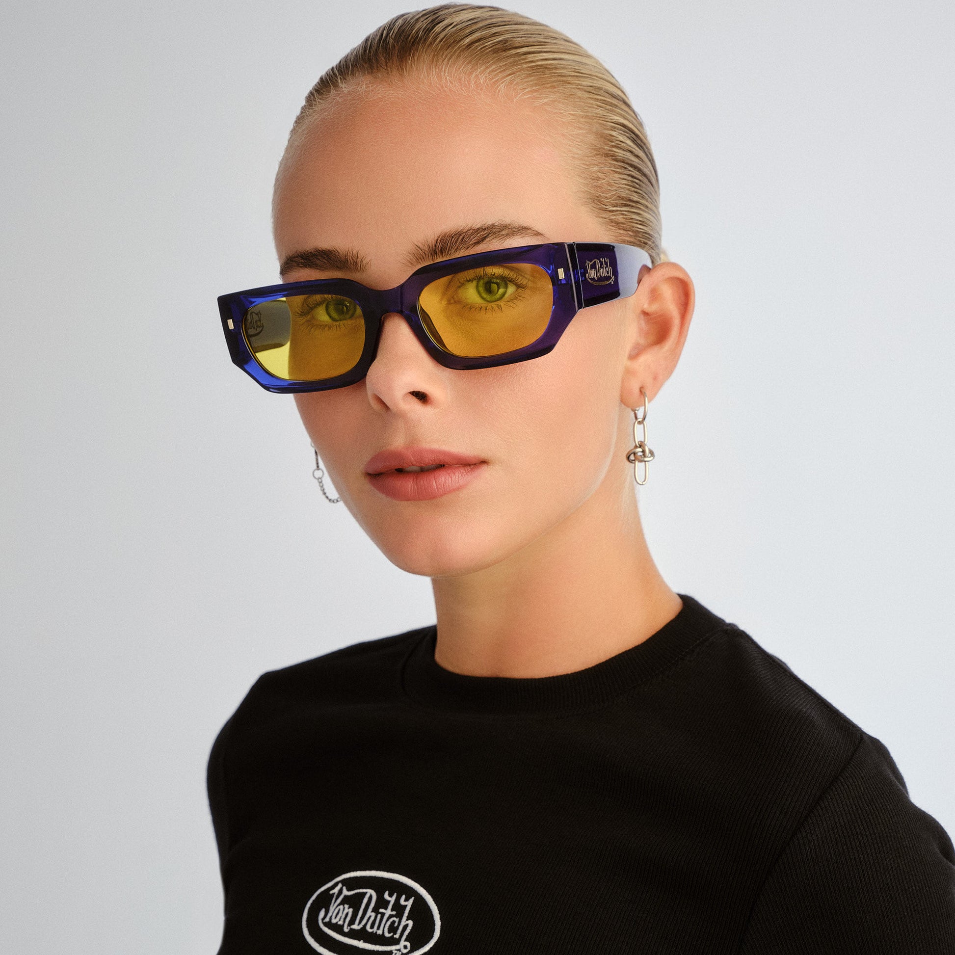 Renegade Cobalt Blue Uni-Sex Rectangle Sunglasses | Aire