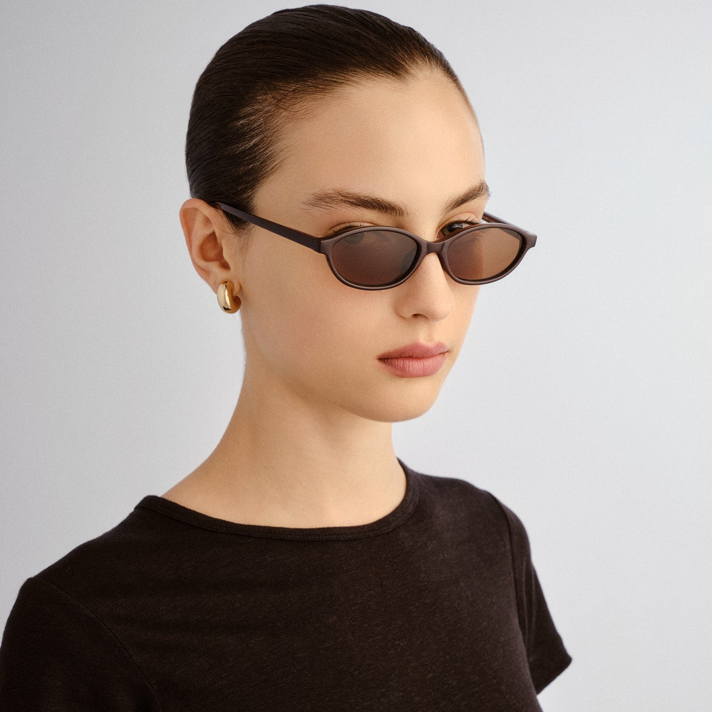 Earthshine Chocolate Female Oval Sunglasses | Aire