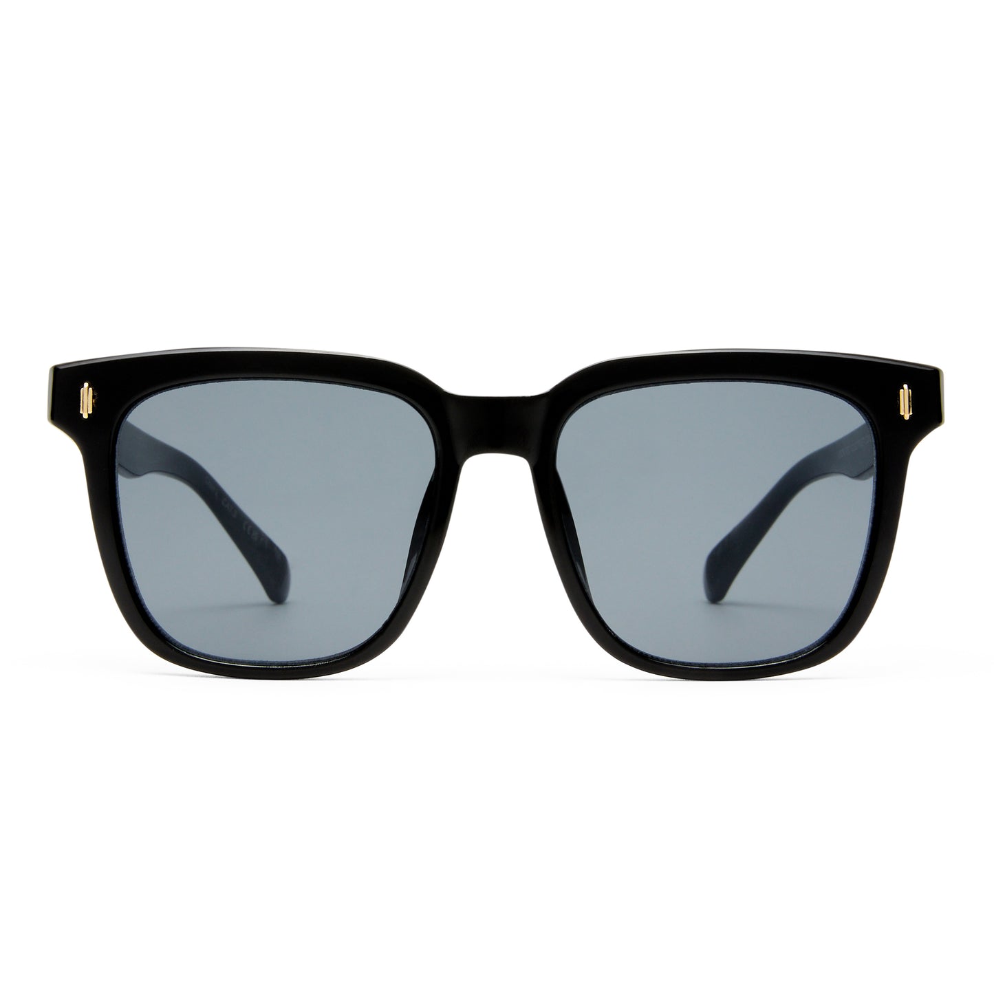 Lunar Black Uni-Sex Rectangle Sunglasses | Aire