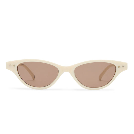 Cybeles Ivory Female Cat-Eye Sunglasses | Aire