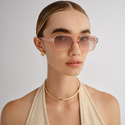 Aquarius Antique Rose Uni-Sex Aviator Sunglasses | Aire