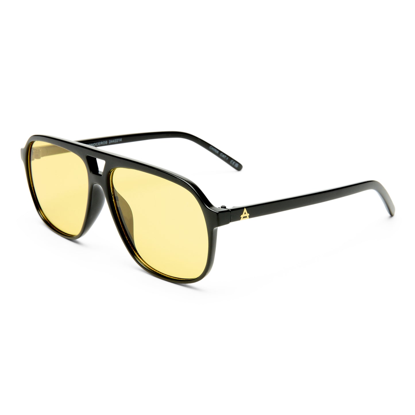 Monoceros Black Uni-Sex Aviator Sunglasses | Aire