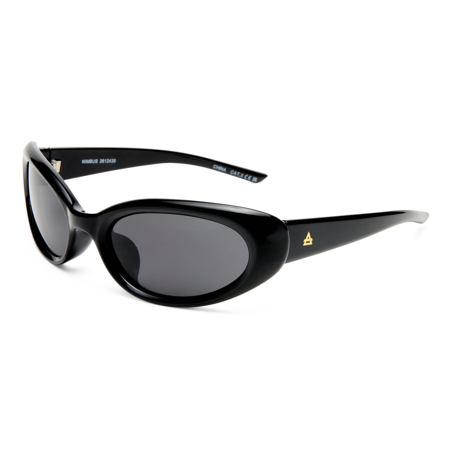 Nimbus Black Uni-Sex Wrap Sunglasses | Aire