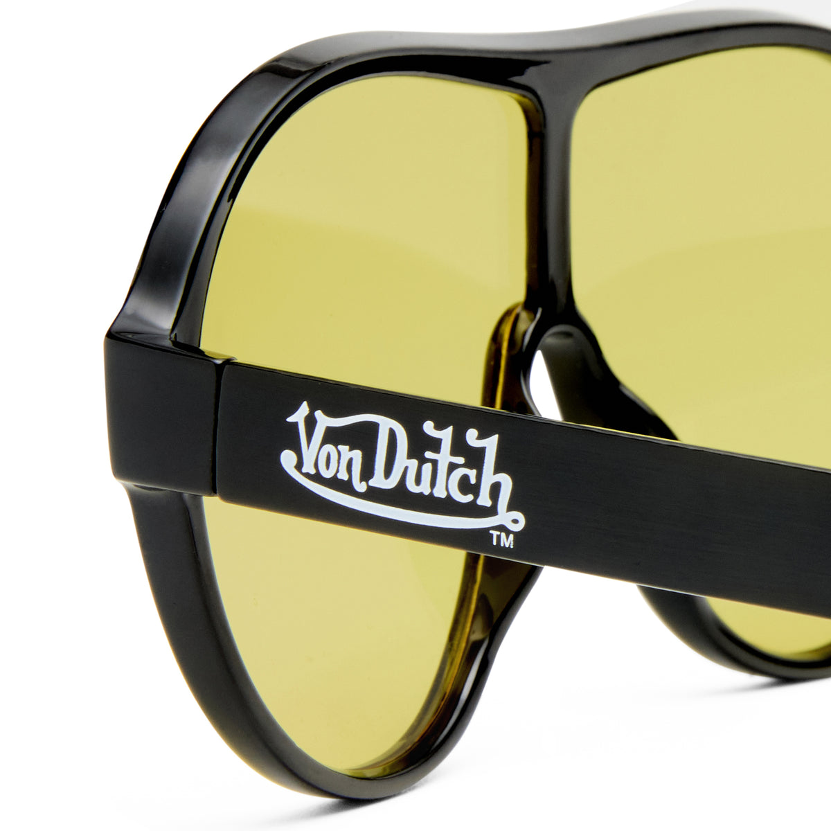 Scandalous Black Uni-Sex Aviator Sunglasses | Aire