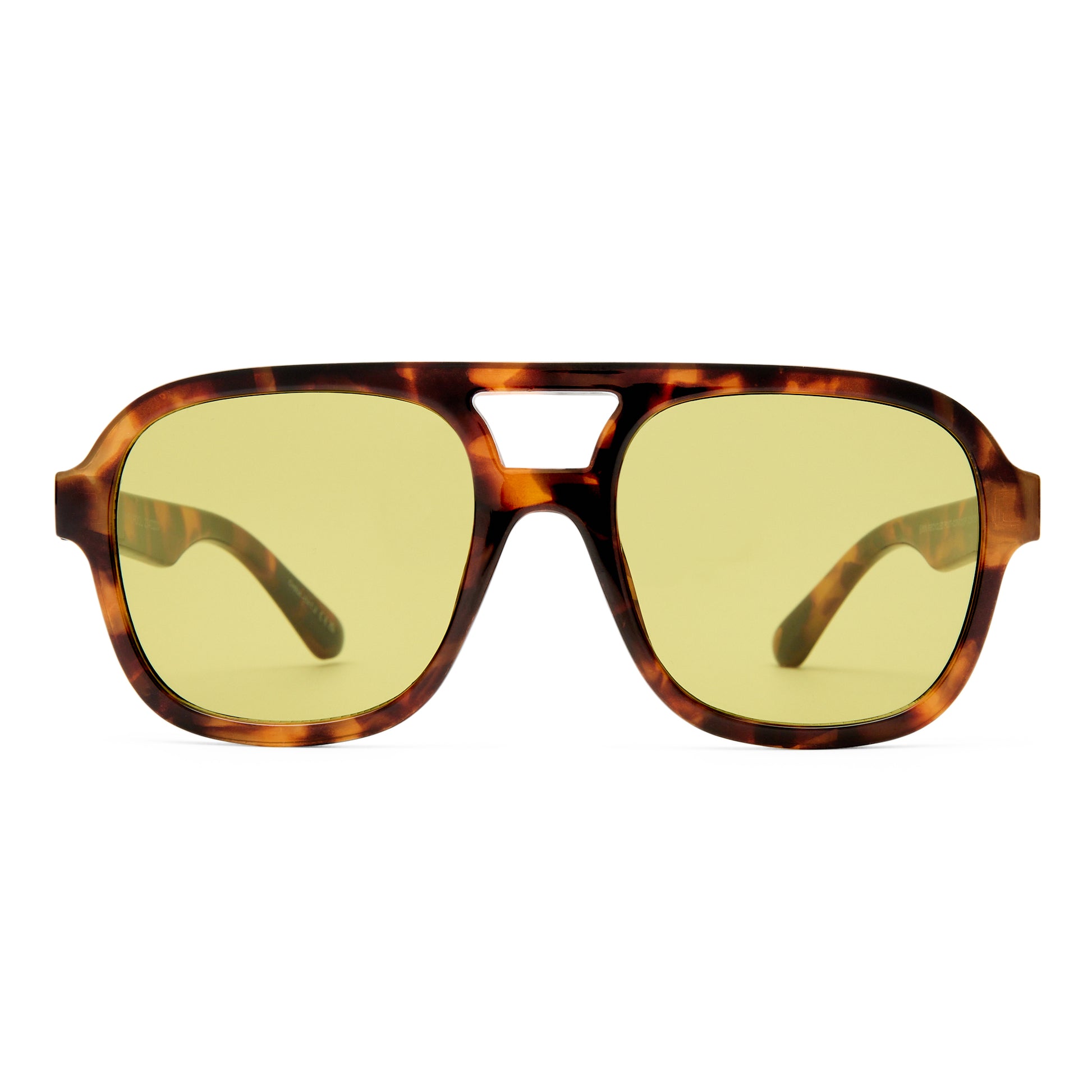 Whirlpool Dark Tort Uni-Sex Aviator Sunglasses | Aire