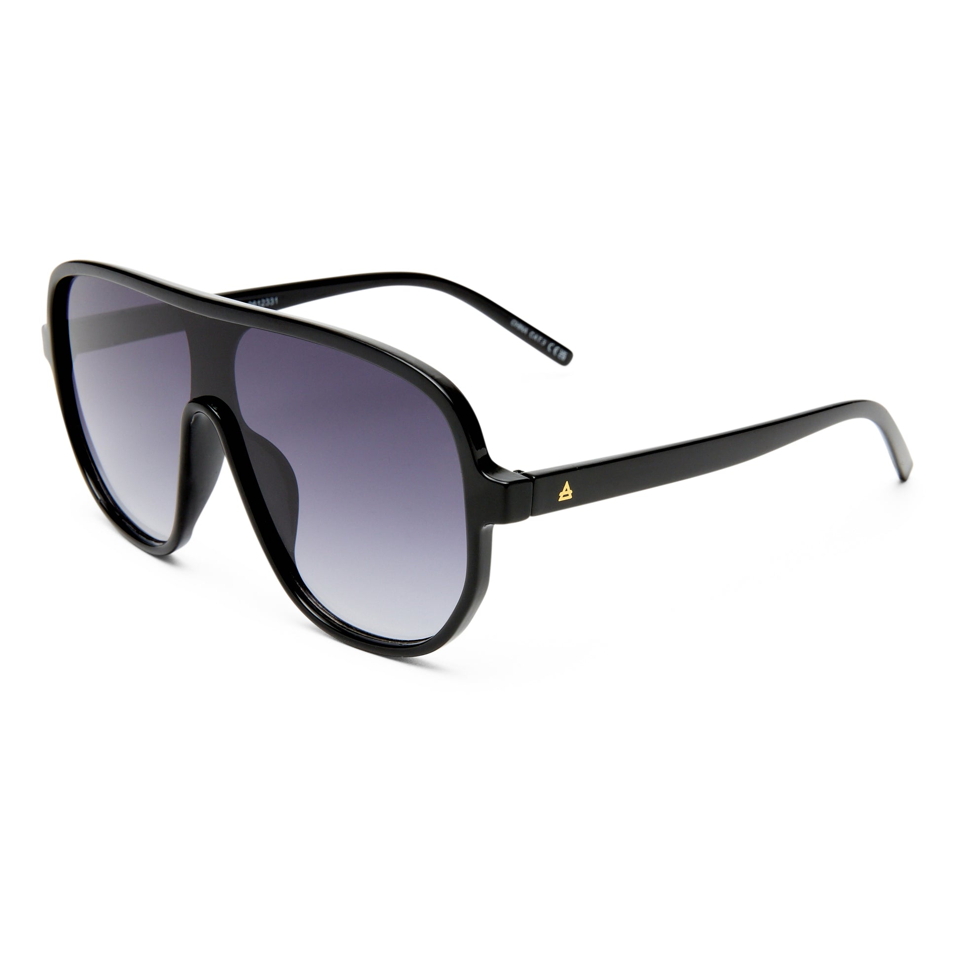 Hydrus Black Uni-Sex Aviator Sunglasses | Aire