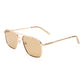 Equator Gold Tan Uni-Sex Aviator Sunglasses | Aire