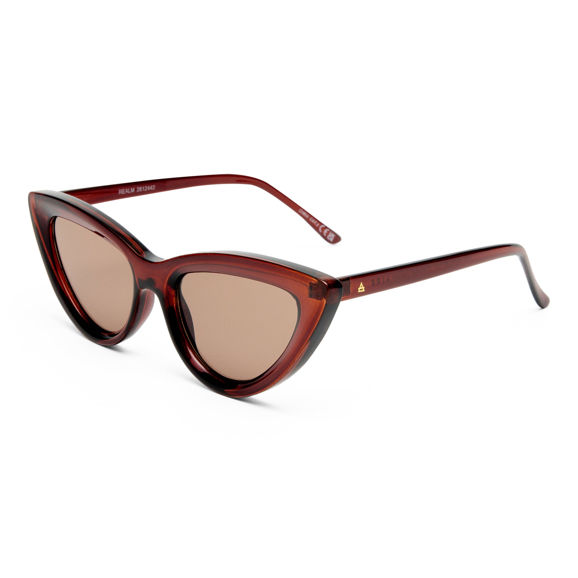 Realm Auburn Female Cat-Eye Sunglasses | Aire
