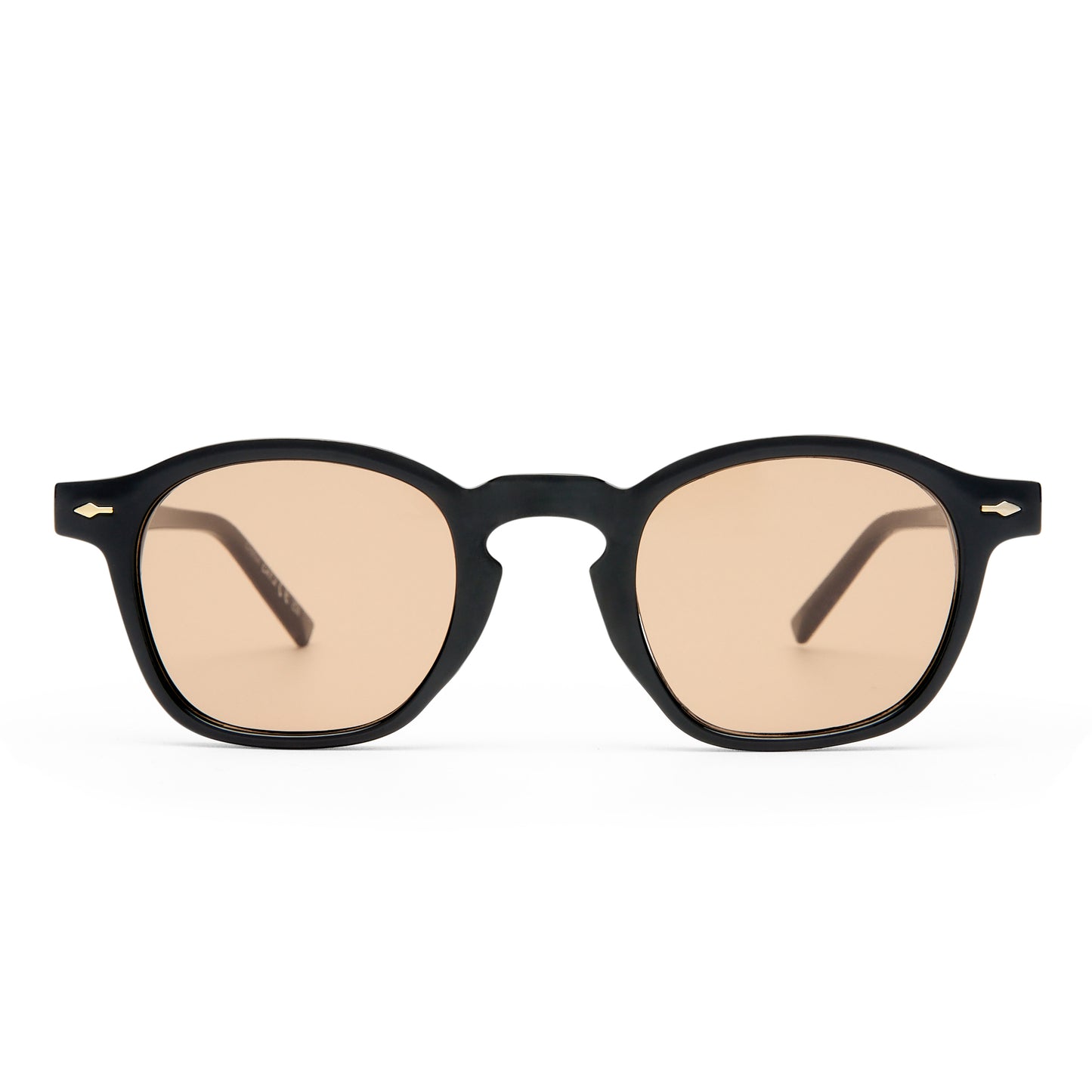 Nyxis Black Uni-Sex Round Sunglasses | Aire