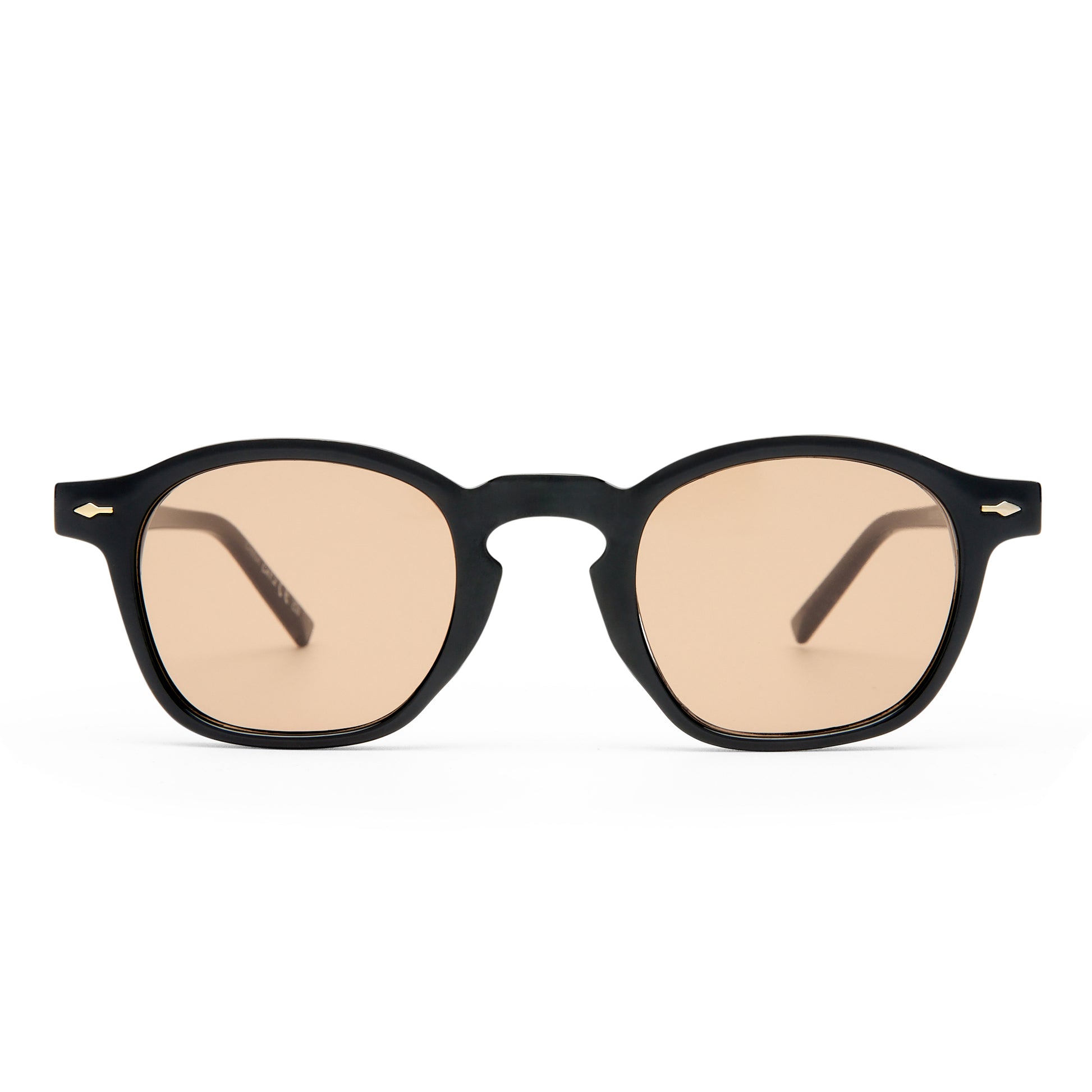 Nyxis Black Uni-Sex Round Sunglasses | Aire