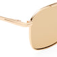 Equator Gold Tan Uni-Sex Aviator Sunglasses | Aire