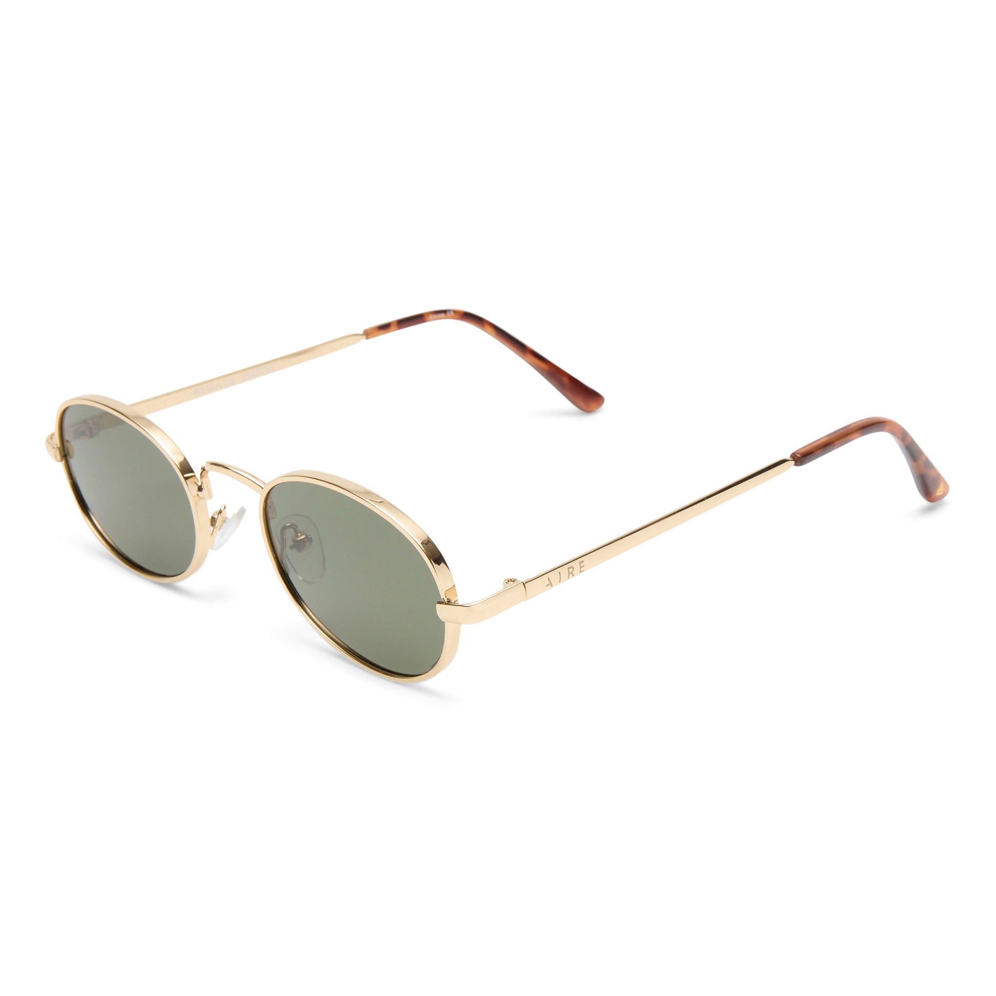 Regulus Gold Uni-Sex Oval Sunglasses | Aire