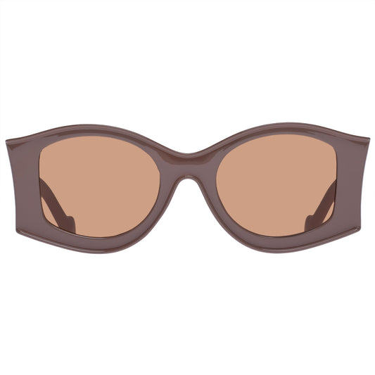 Sauron Parchment Female Oval Sunglasses | Aire