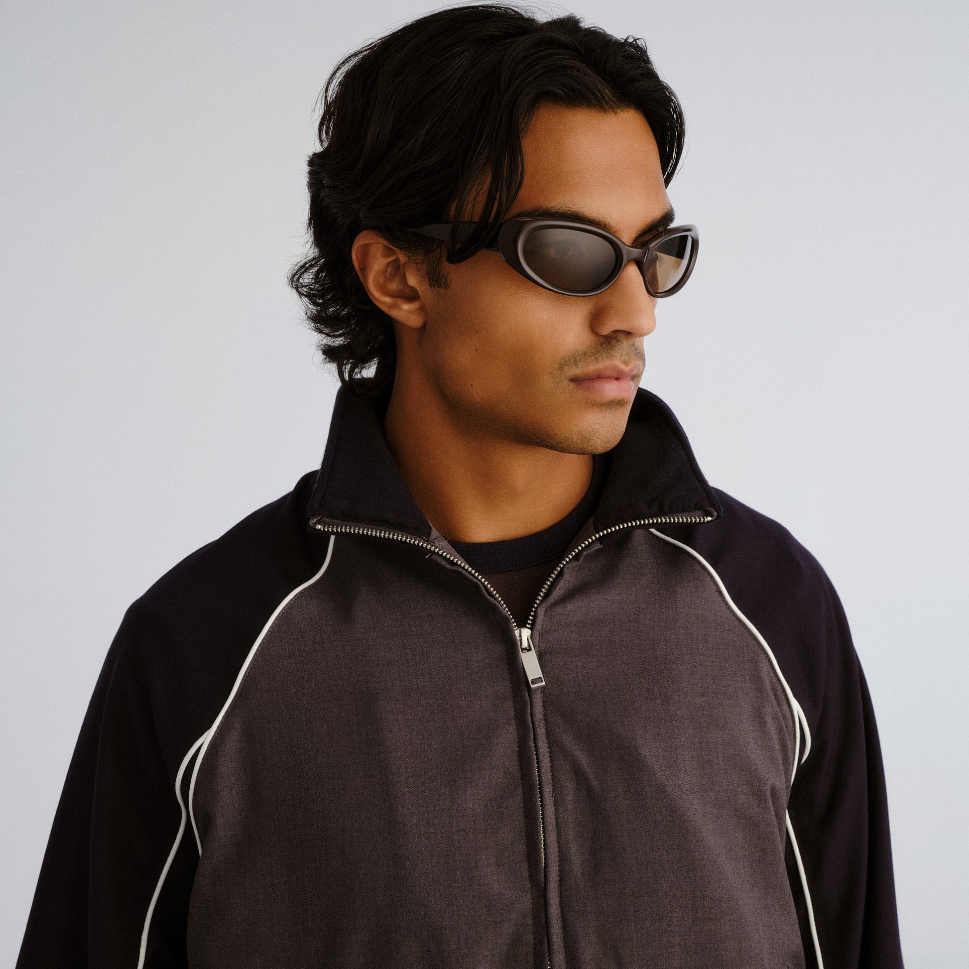 Nimbus Chocolate Uni-Sex Wrap Sunglasses | Aire