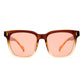 Lunar Brown Grad Uni-Sex Rectangle Sunglasses | Aire