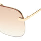 Venatici Bright Gold Female Aviator Sunglasses | Aire