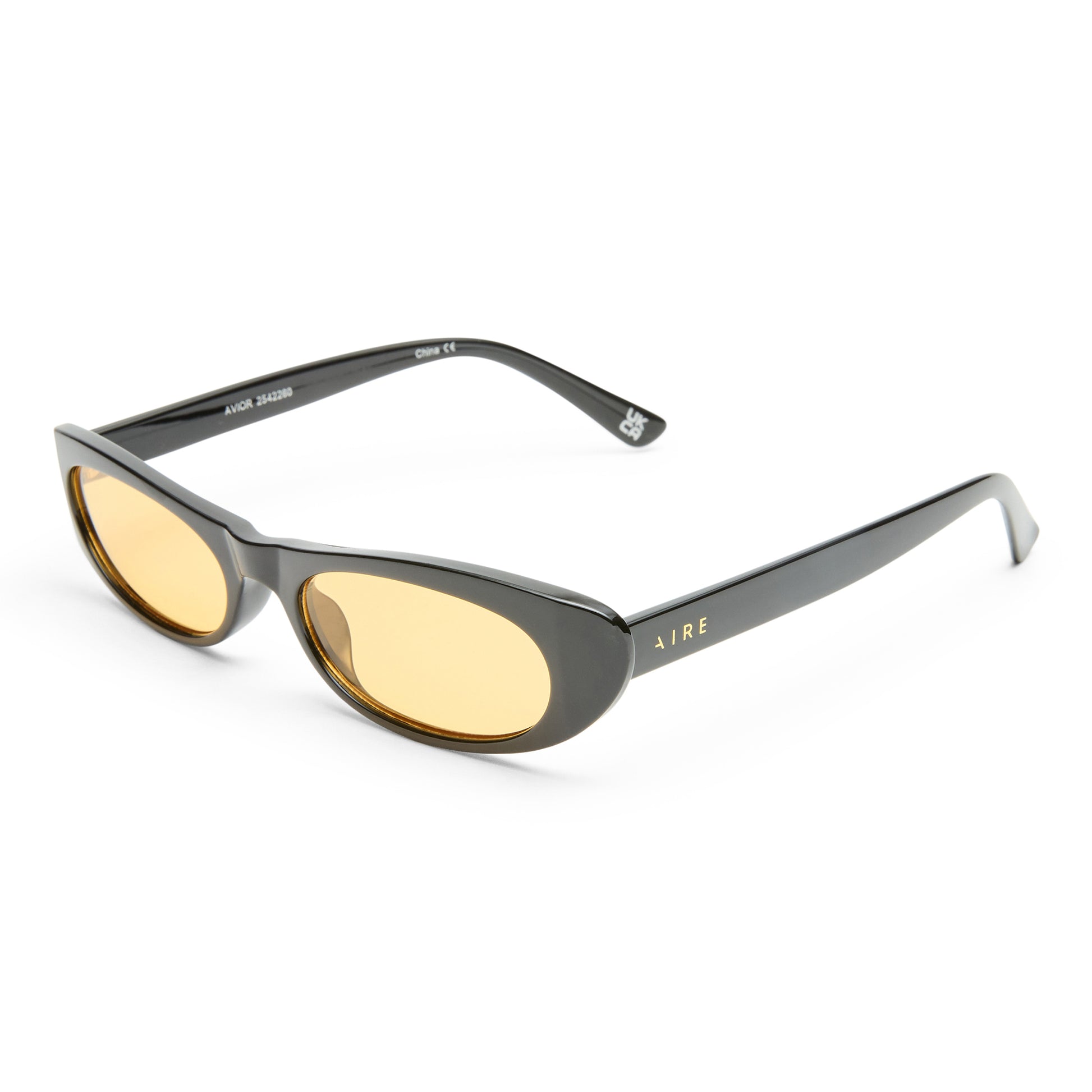 Avior Black Female Cat-Eye Sunglasses | Aire