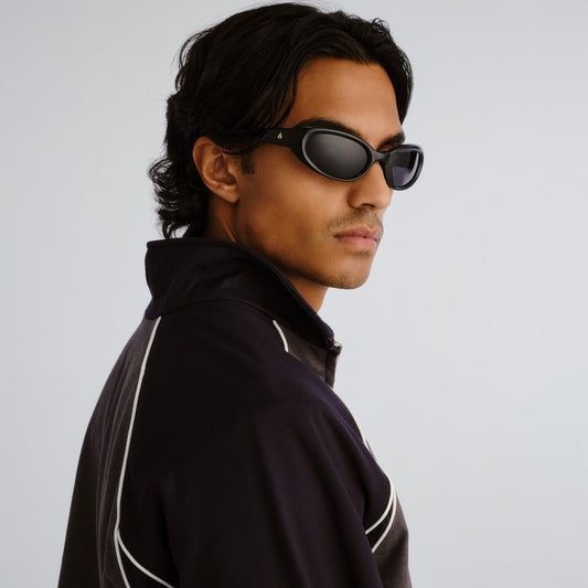 Nimbus Black Uni-Sex Wrap Sunglasses | Aire