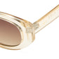 Affinity Sand Uni-Sex Oval Sunglasses | Aire