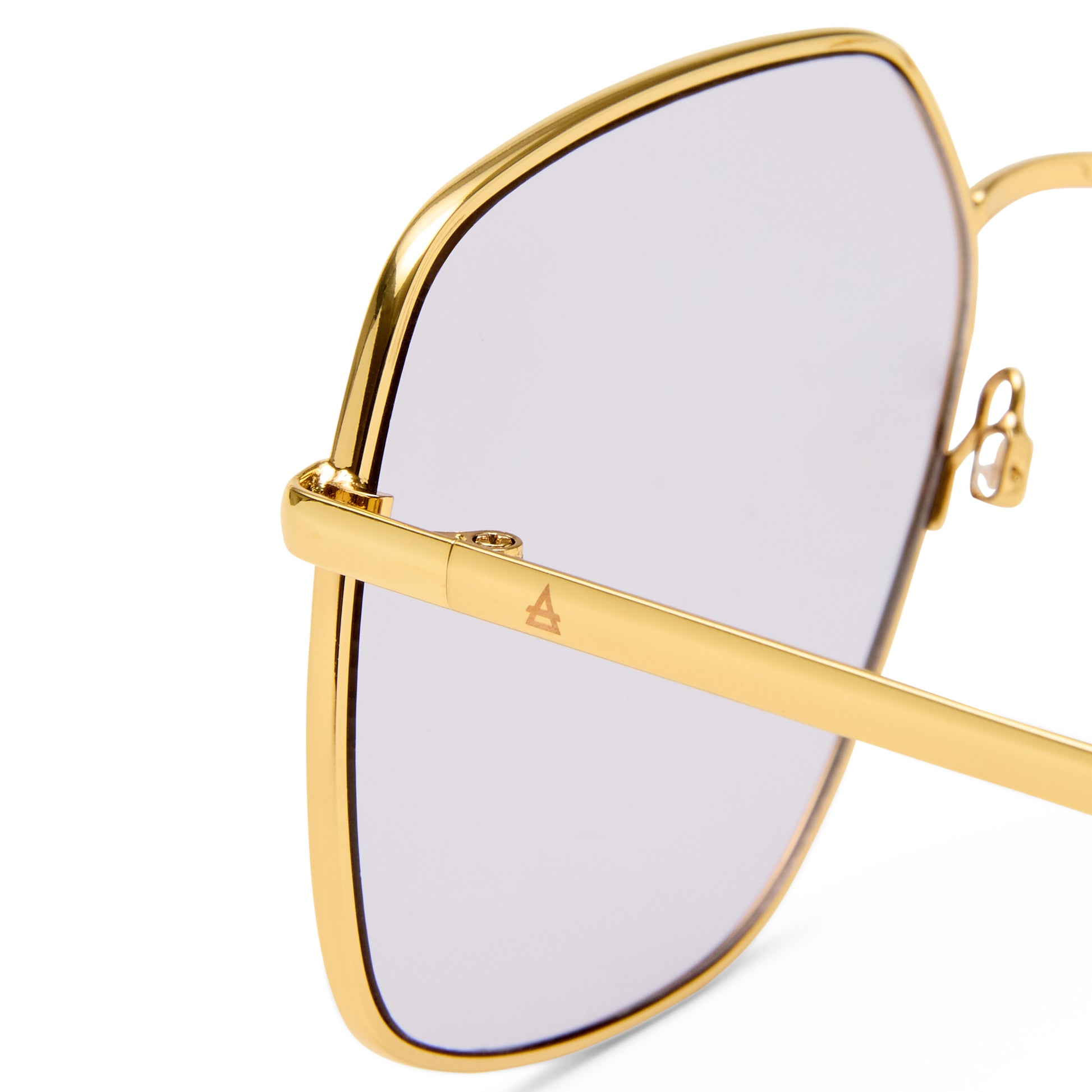 Altair Gold Sand Female Aviator Sunglasses | Aire