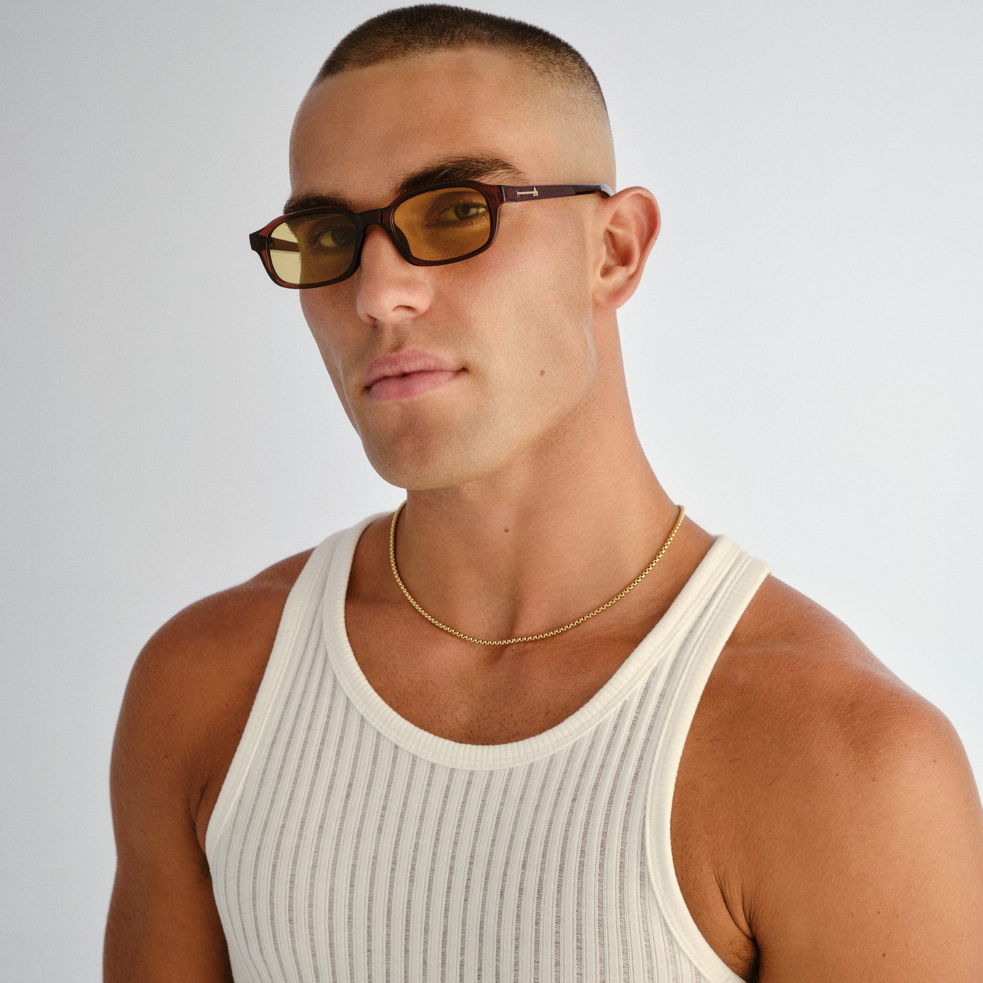 Kinetic Auburn Uni-Sex Rectangle Sunglasses | Aire