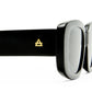 Ceres Black Uni-Sex Rectangle Sunglasses | Aire