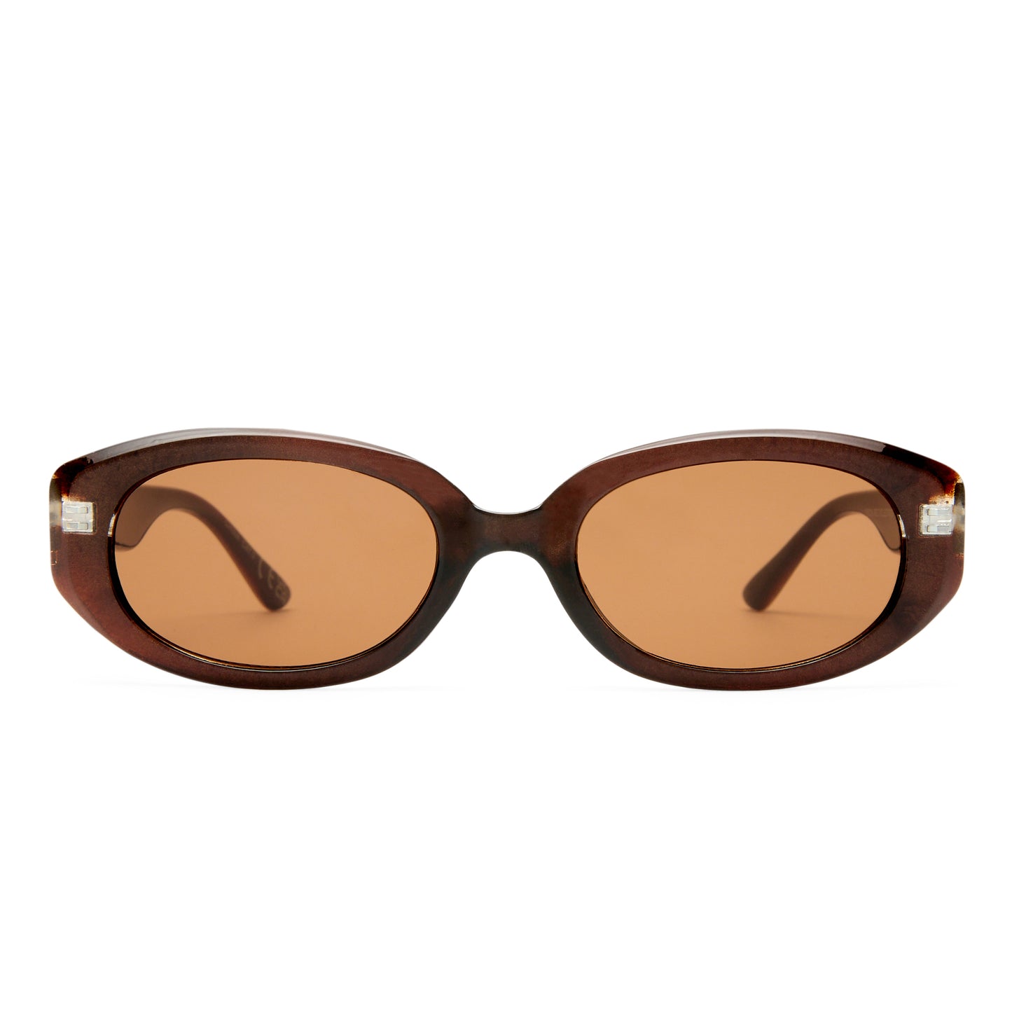 Affinity Chocolate Uni-Sex Oval Sunglasses | Aire