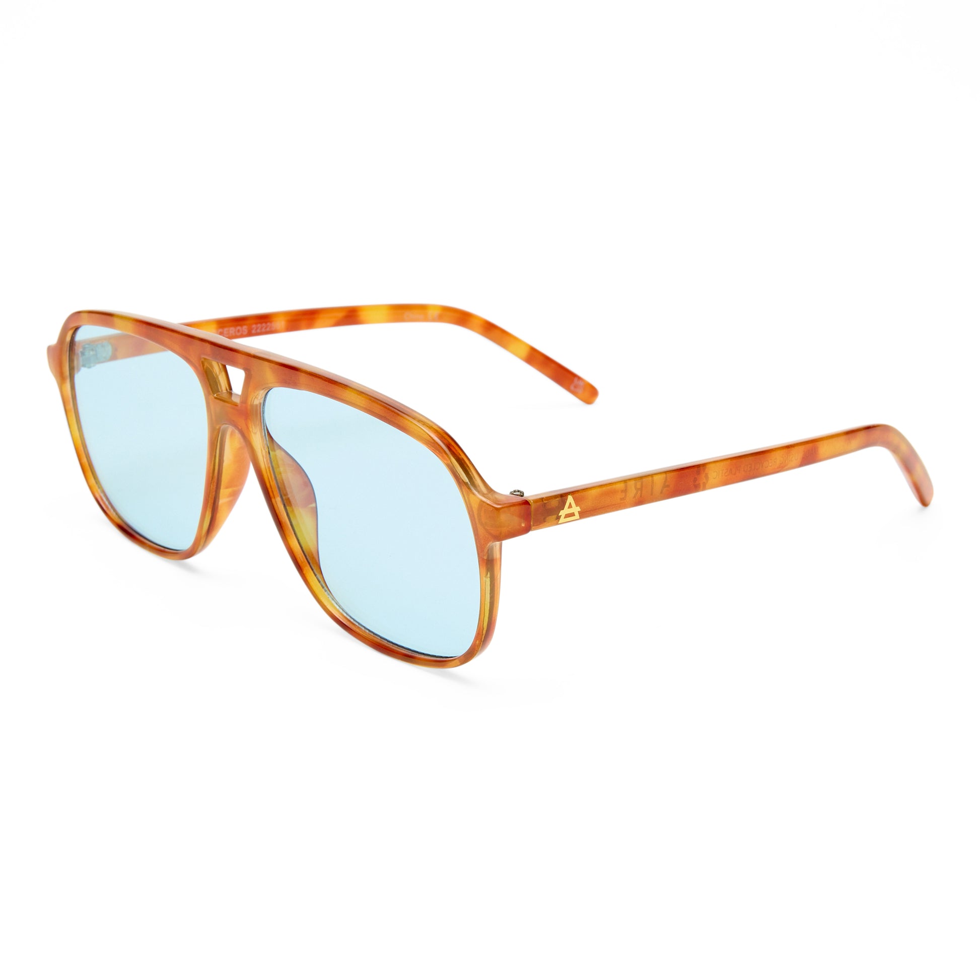 Monoceros Vintage Tort Uni-Sex Aviator Sunglasses | Aire