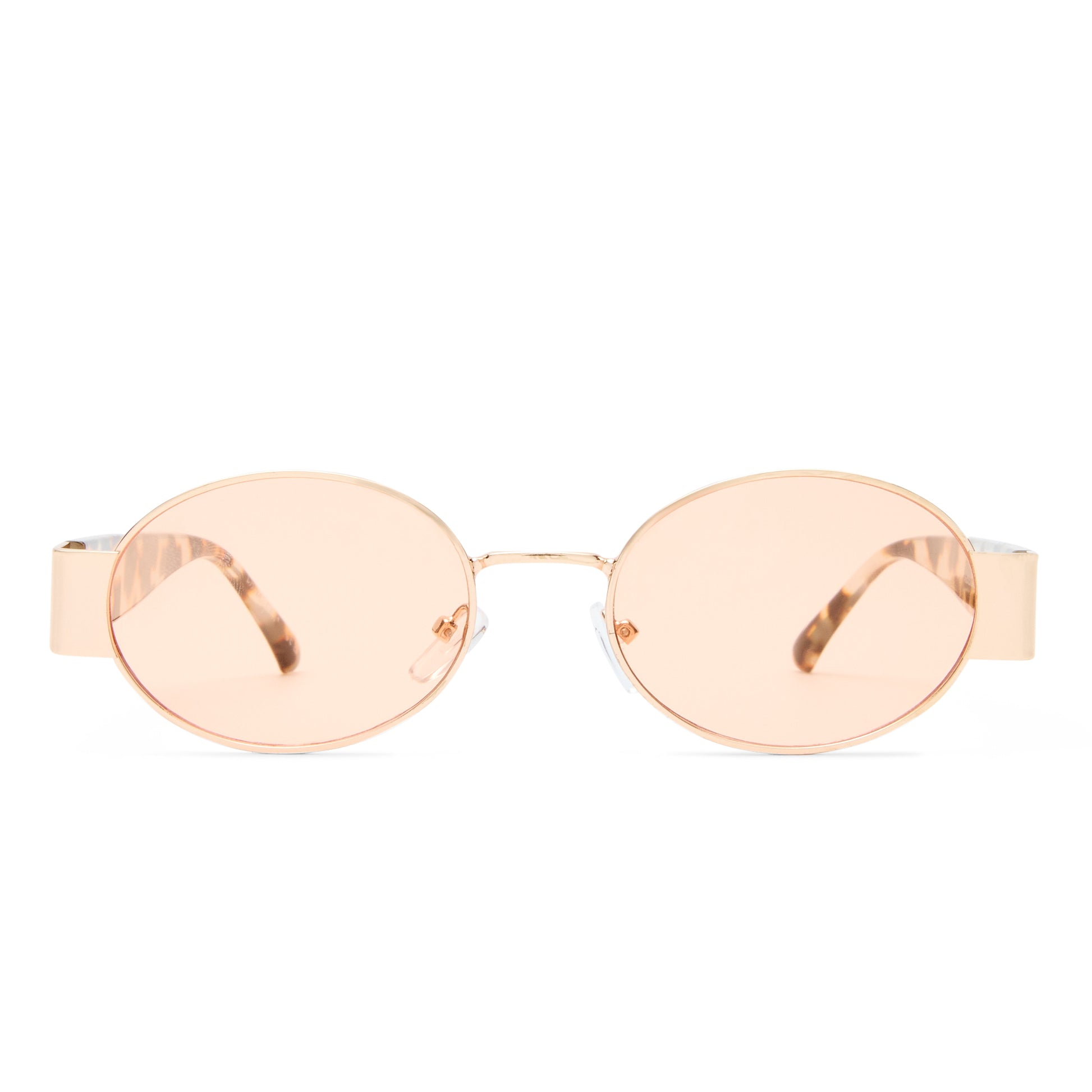 Mars Ii Gold Female Oval Sunglasses | Aire