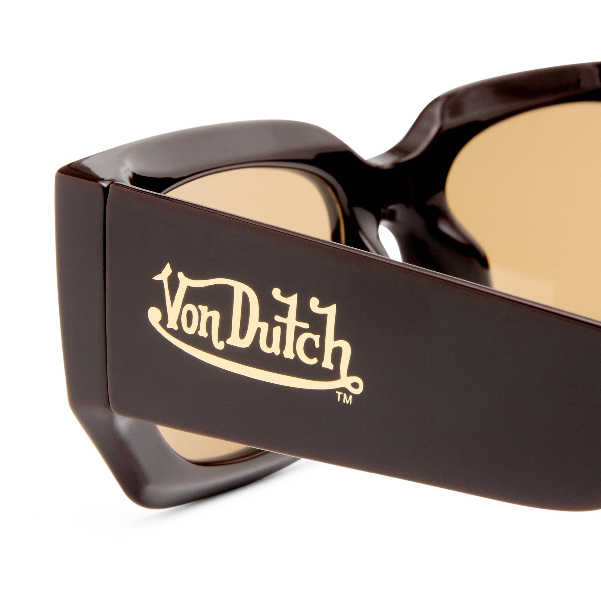 Renegade Chocolate Uni-Sex Rectangle Sunglasses | Aire