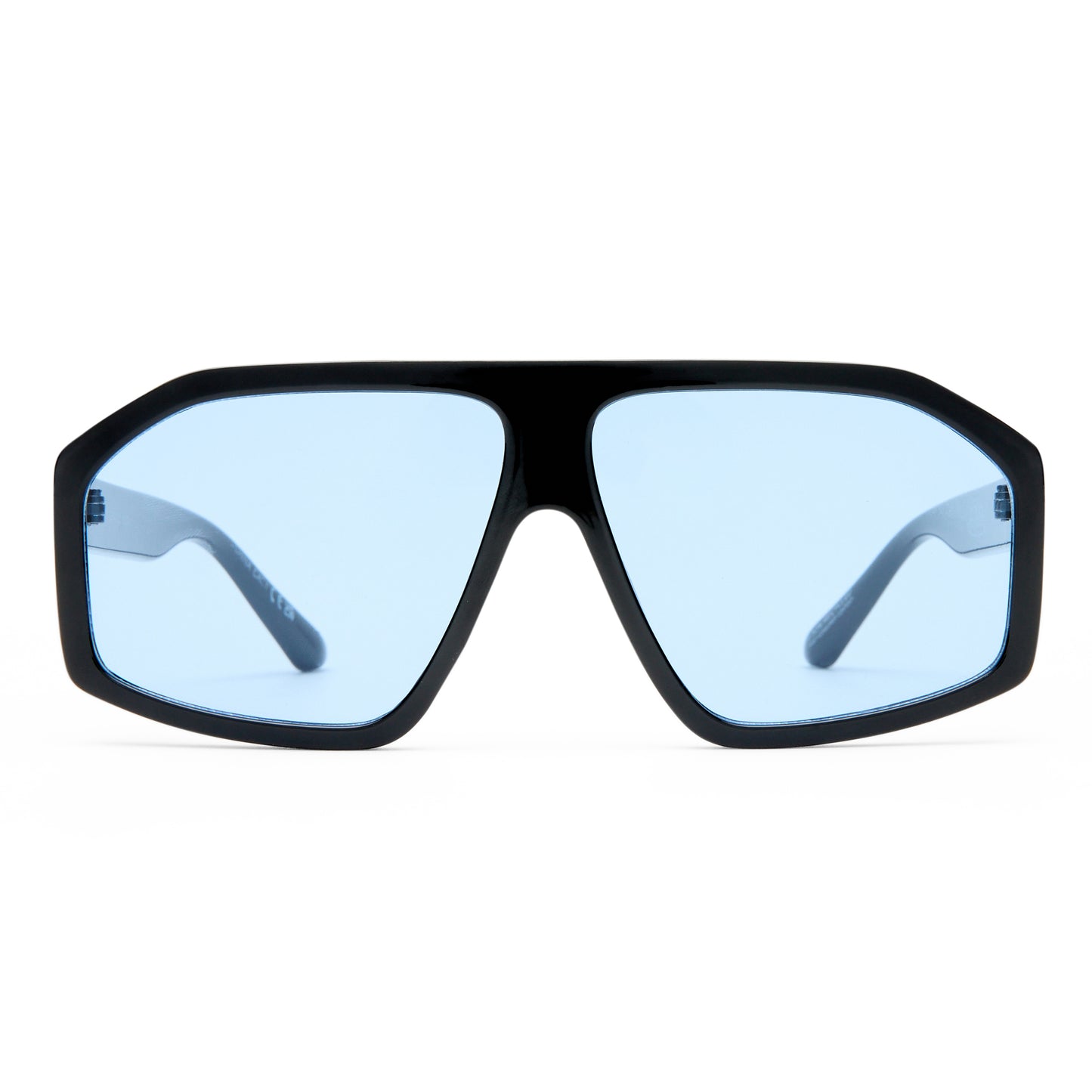 Disgraced Black Uni-Sex Aviator Sunglasses | Aire