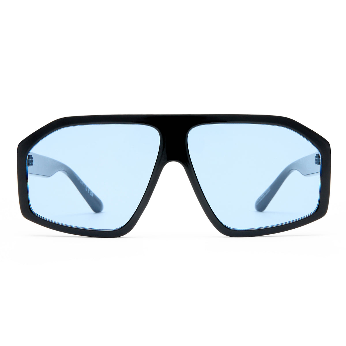 Disgraced Black Uni-Sex Aviator Sunglasses | Aire
