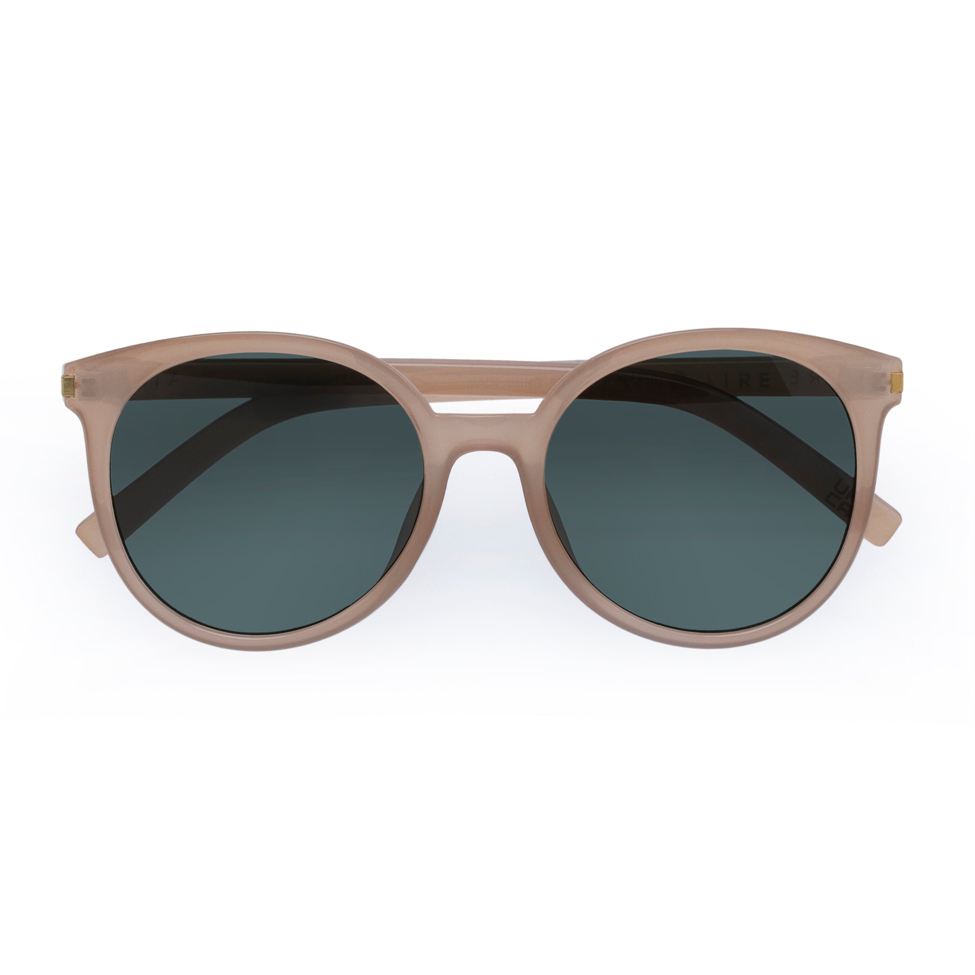 Lyrasphere Fawn Female Round Sunglasses | Aire