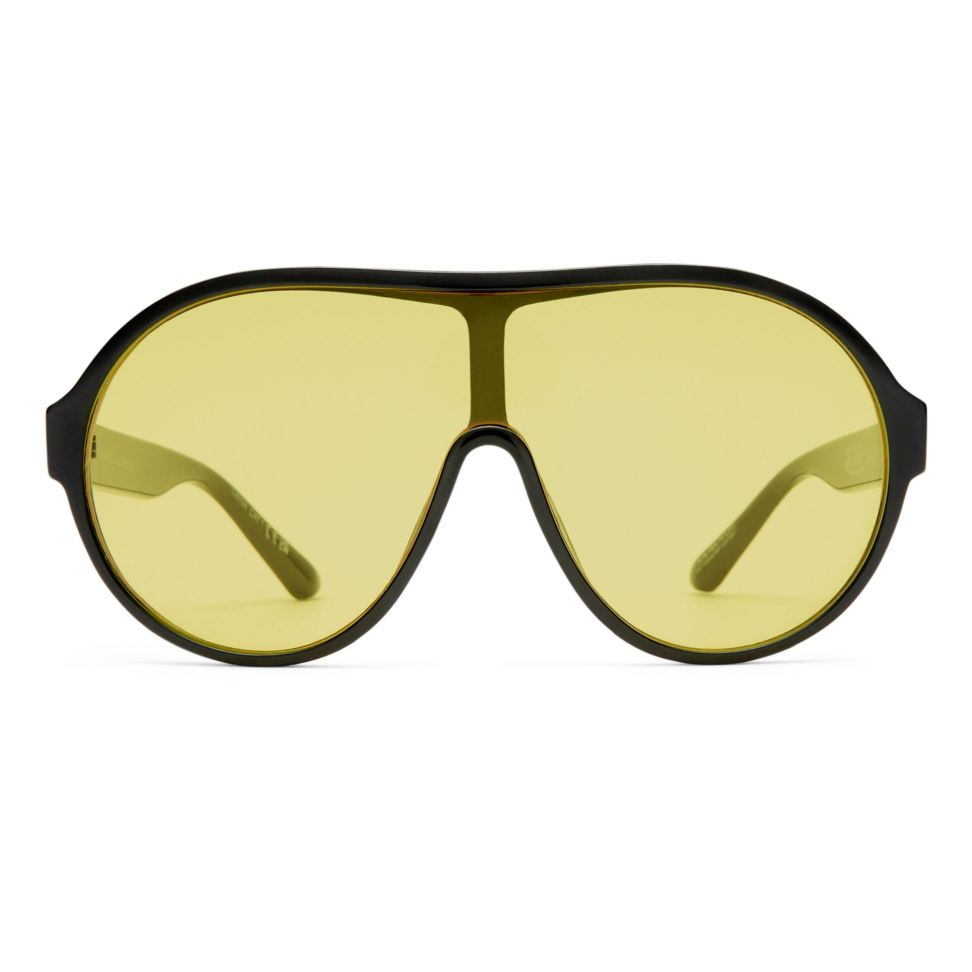 Scandalous Black Uni-Sex Aviator Sunglasses | Aire