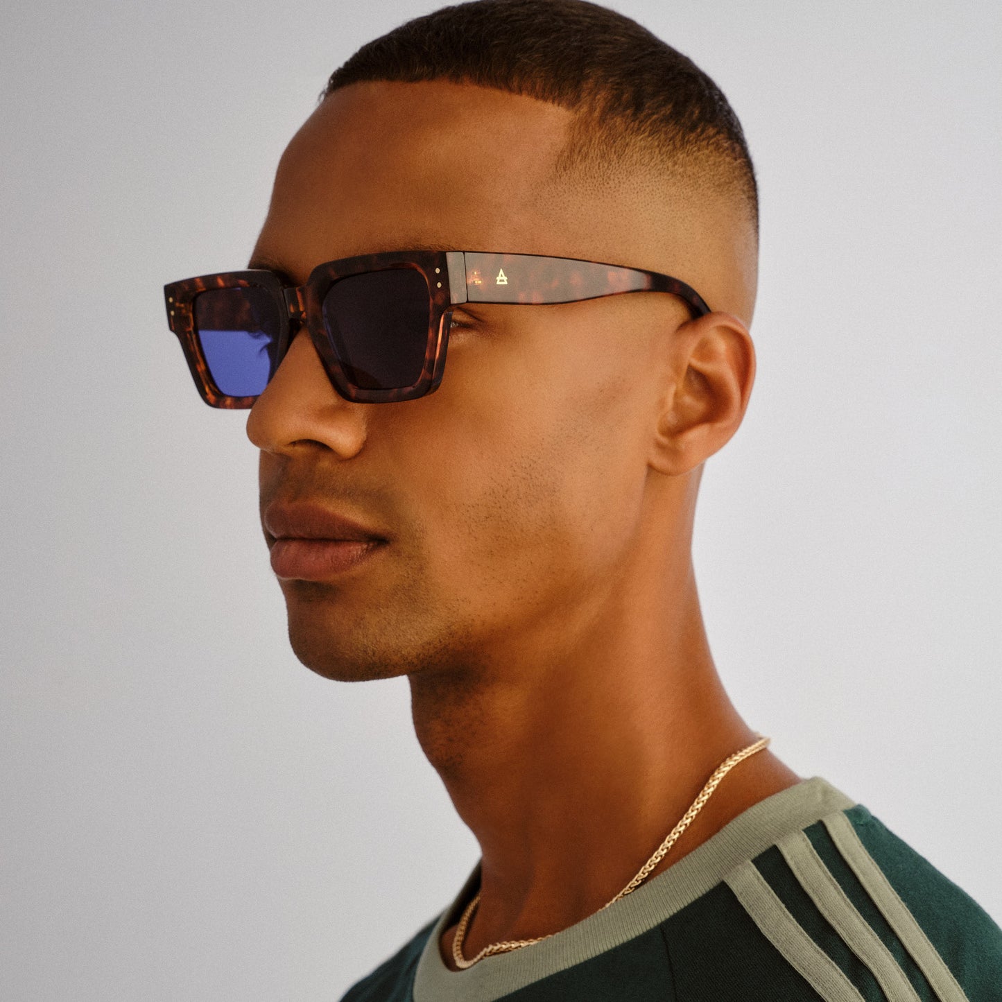 Transit Rich Amber Tort Uni-Sex Rectangle Sunglasses | Aire