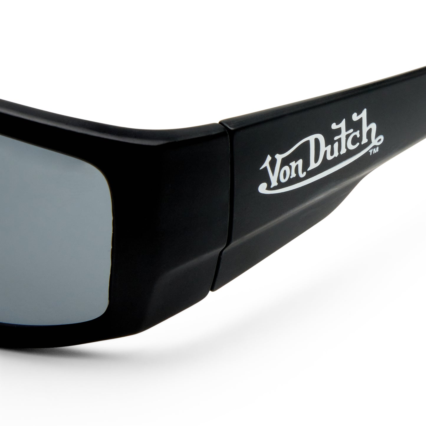 Outlawed Matte Black Uni-Sex Wrap Sunglasses | Aire