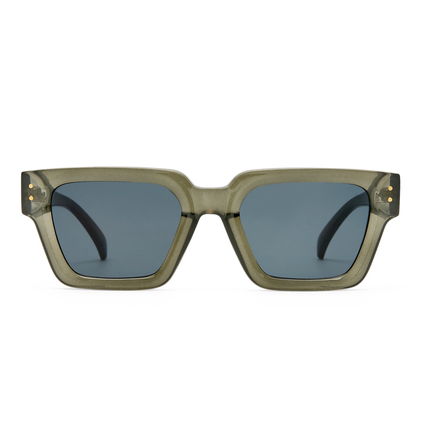 Transit Khaki Uni-Sex Rectangle Sunglasses | Aire