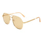 Cosmos Bright Gold Uni-Sex Aviator Sunglasses | Aire