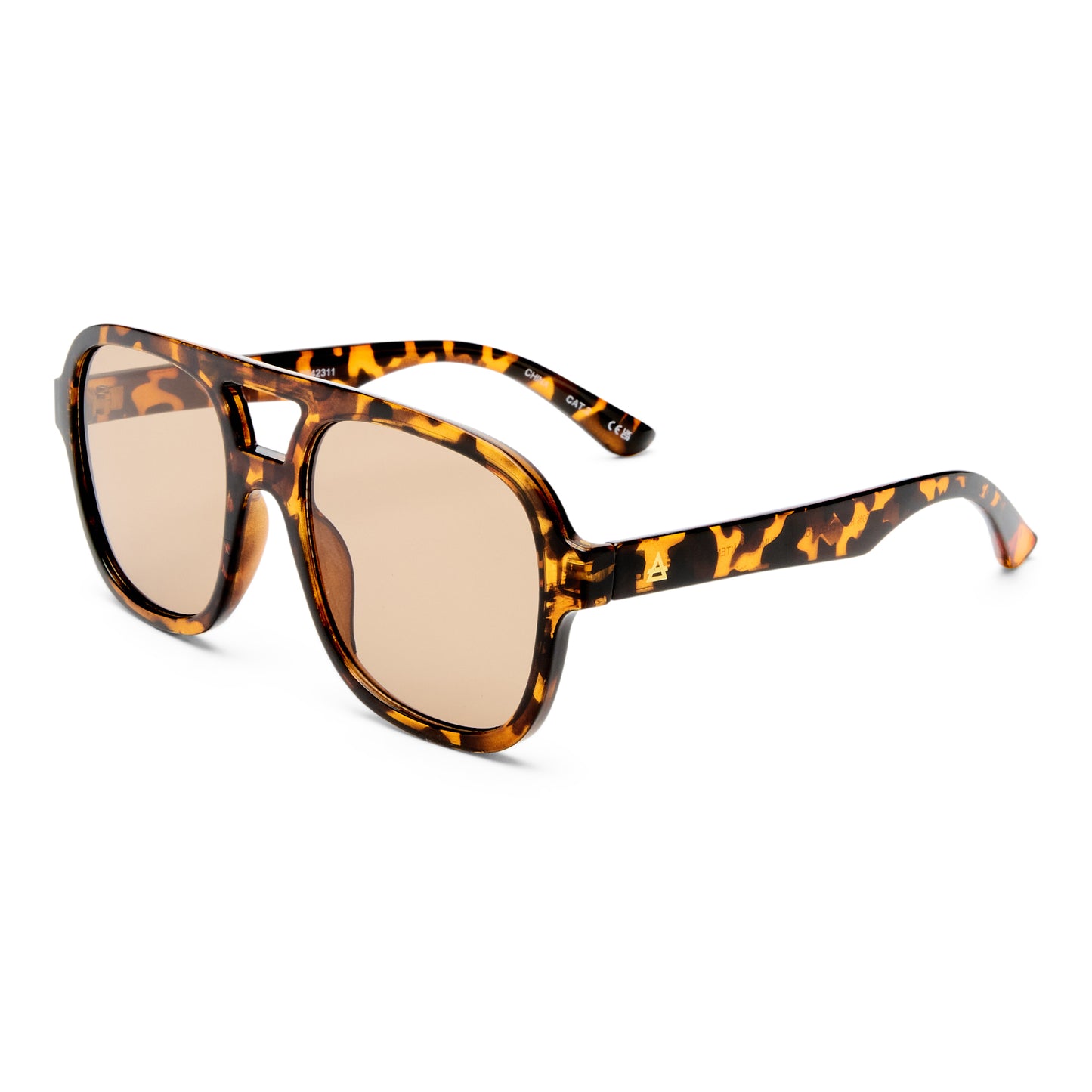 Whirlpool Chocolate Tort Female Aviator Sunglasses | Aire