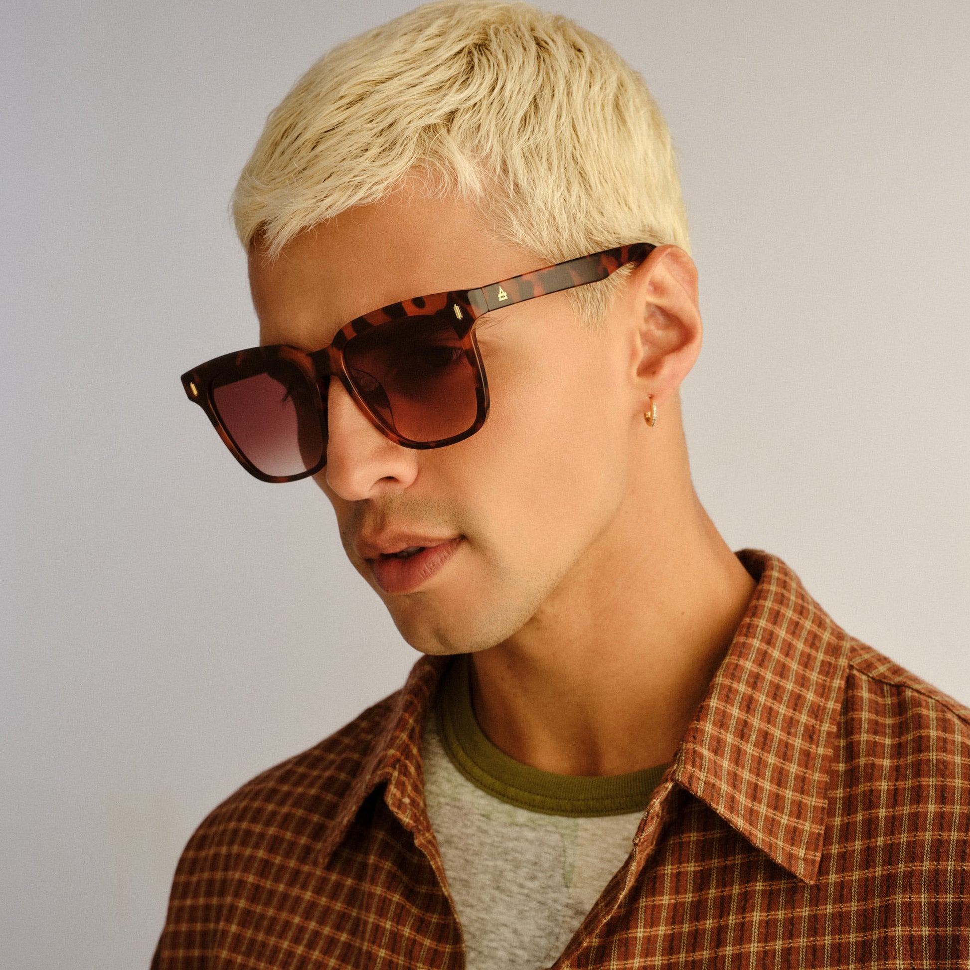 Lunar Honey Tort Uni-Sex Rectangle Sunglasses | Aire