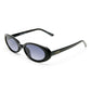 Fornax Black Female Oval Sunglasses | Aire