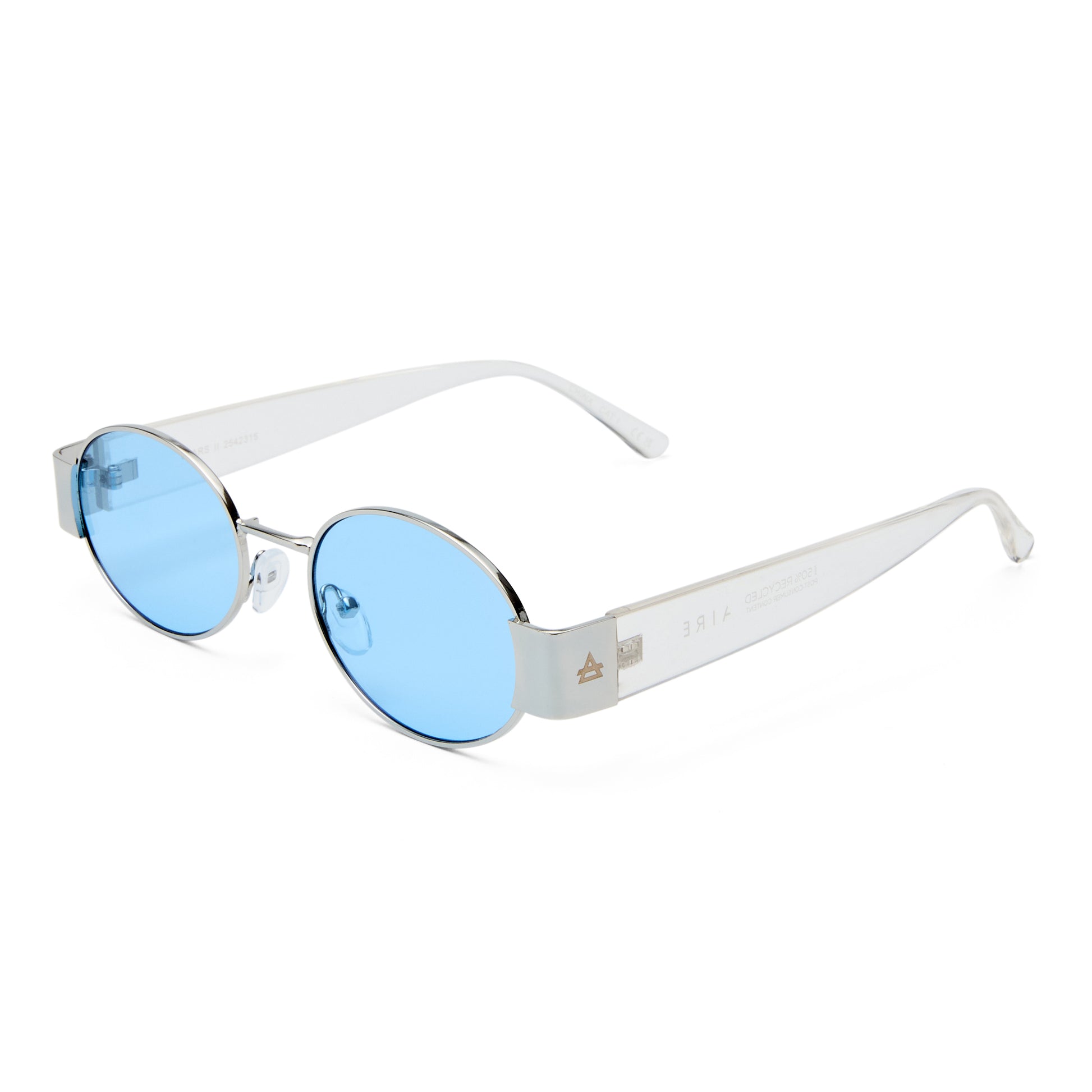 Mars Ii Silver Female Oval Sunglasses | Aire