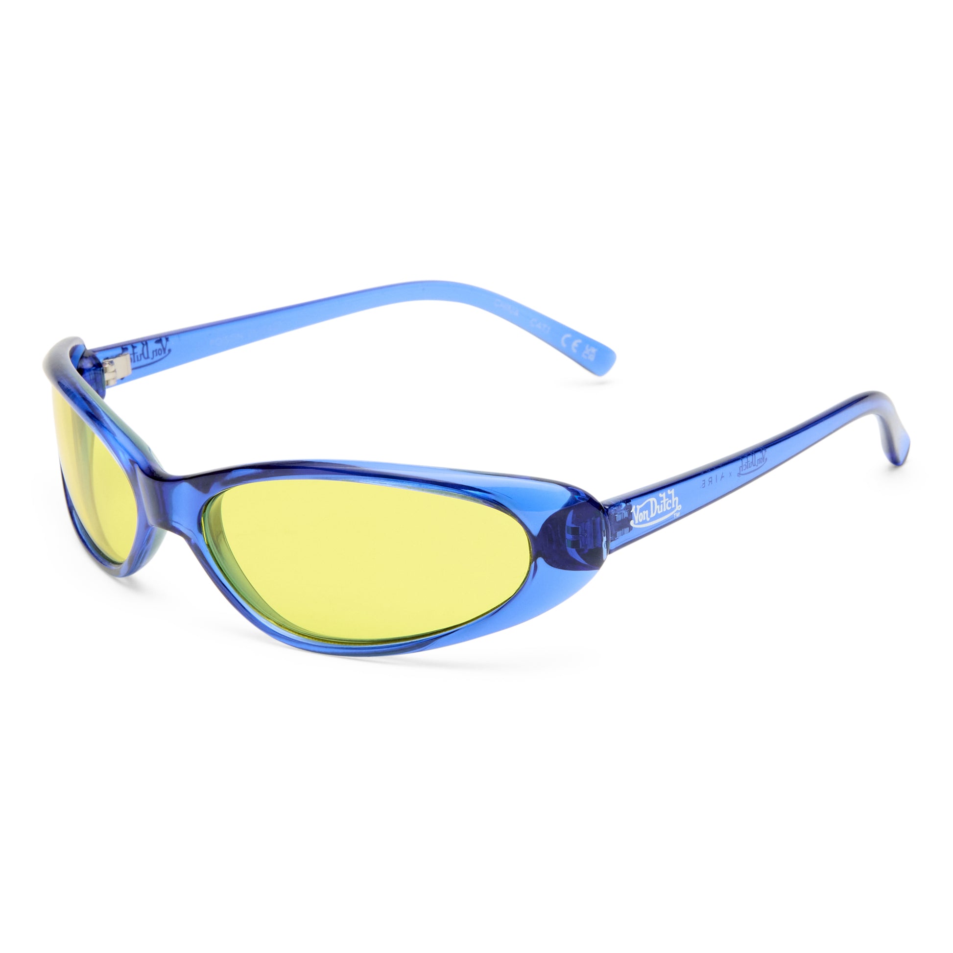Poison Cobalt Blue Uni-Sex Oval Sunglasses | Aire