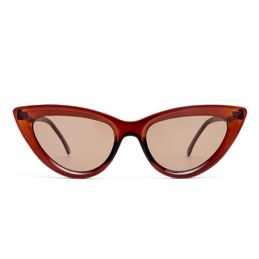 Realm Auburn Female Cat-Eye Sunglasses | Aire