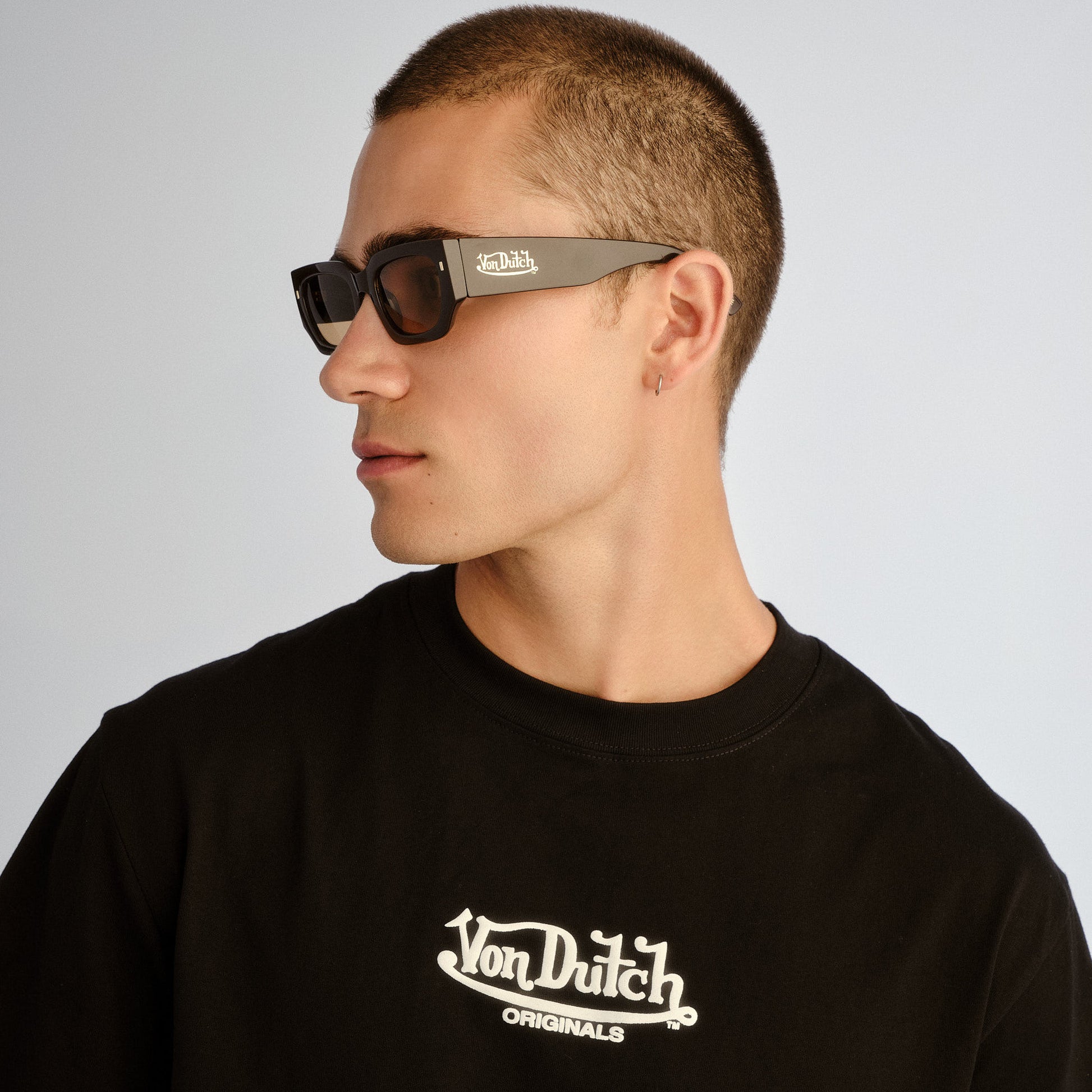 Renegade Chocolate Uni-Sex Rectangle Sunglasses | Aire
