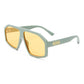 Disgraced Washed Green Uni-Sex Aviator Sunglasses | Aire