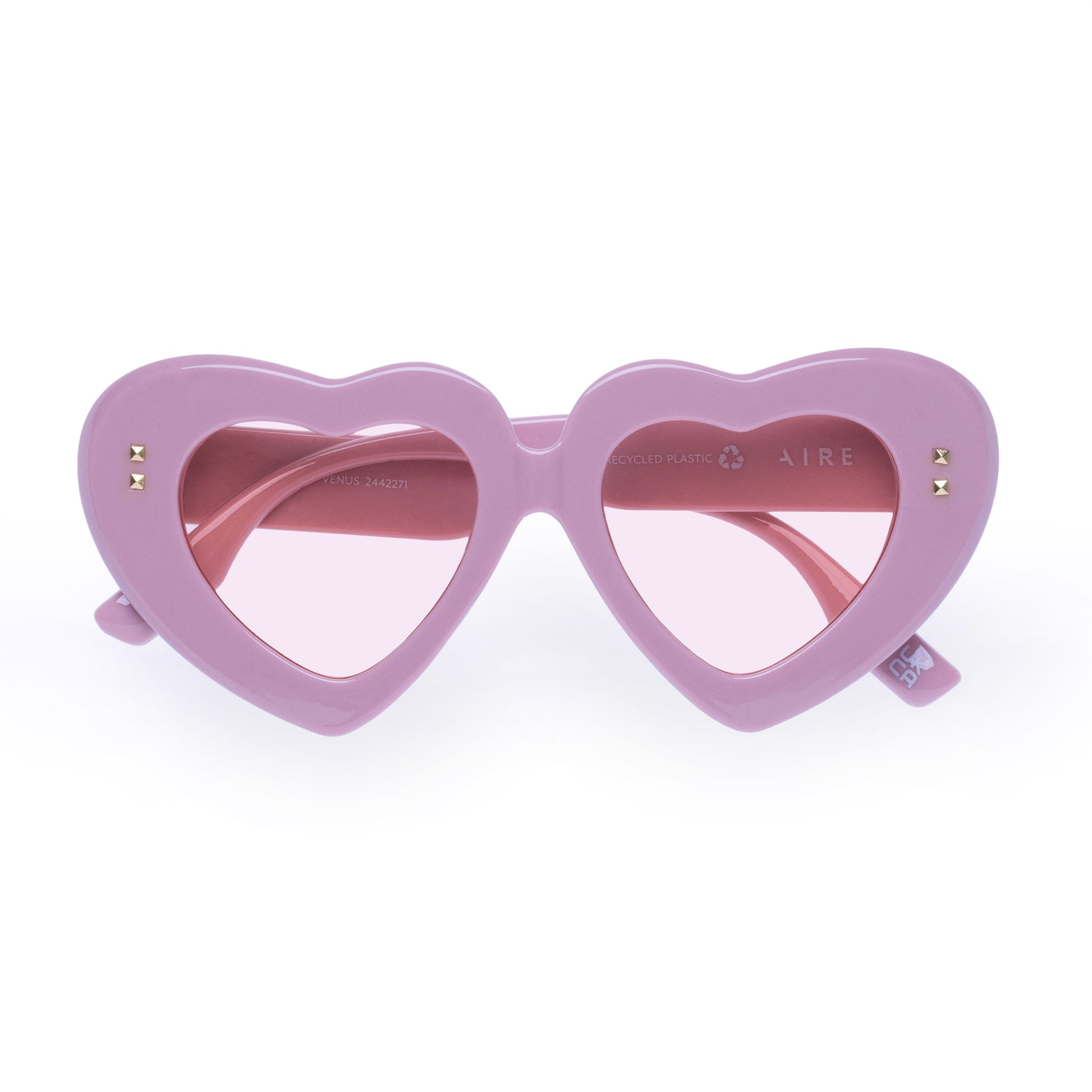 Venus Candy Pink Female Round Sunglasses | Aire