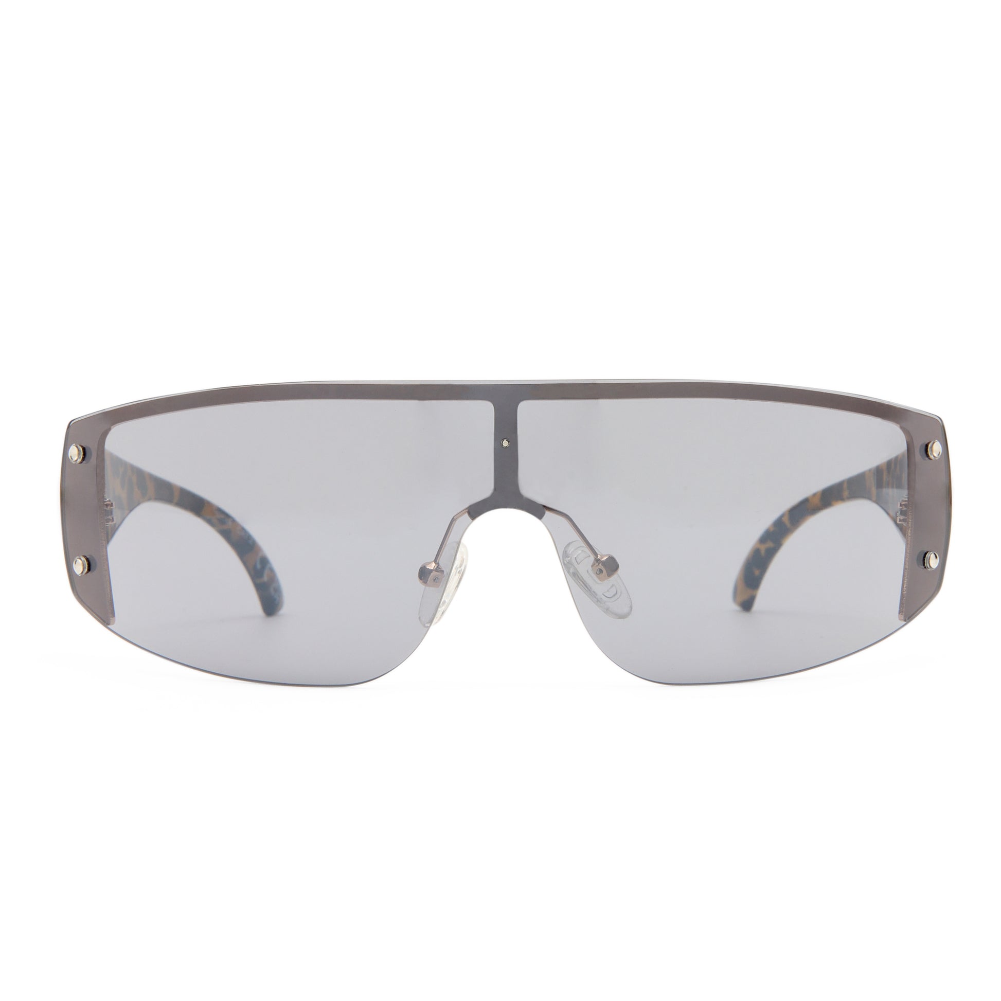 Rumour Gold Leopard Uni-Sex Wrap Sunglasses | Aire