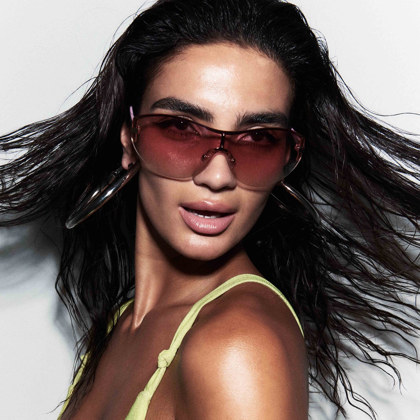 Bombshell Gold Pink Crush Female Aviator Sunglasses | Aire