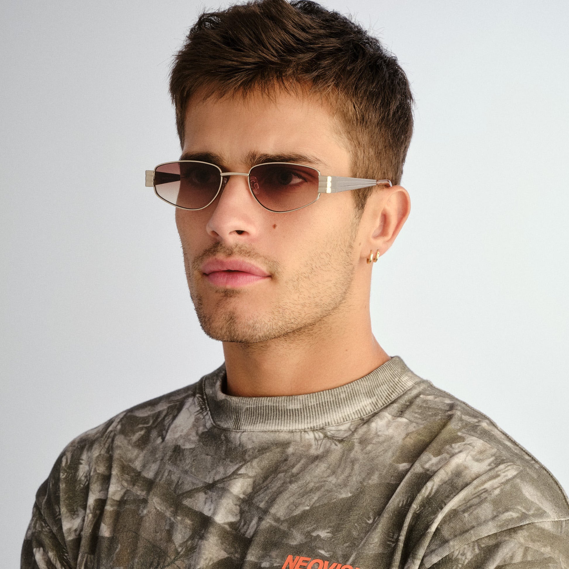 Cloudfare Gold Sand Uni-Sex Aviator Sunglasses | Aire